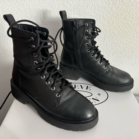 Steve Madden Tornado Combat Boots - Picture 2 of 6